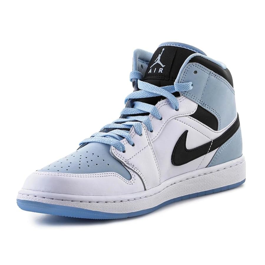 NIKE Jordan Mens Jordan 1 Mid 554724 660 Reverse Bred - Size